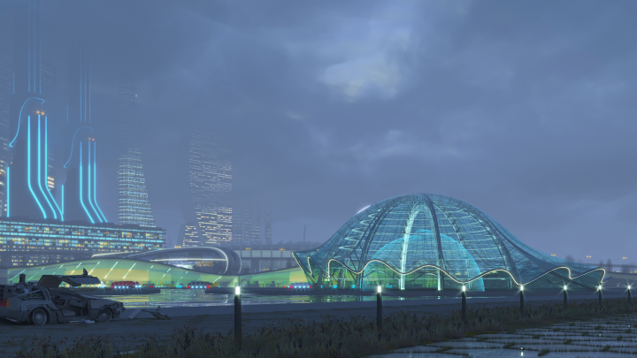 Meduze complex. Utility teleport. Businovo, Moscow