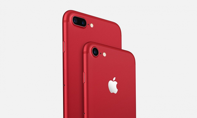 Product RED: Apple выпускает iPhone 7 в красном цвете