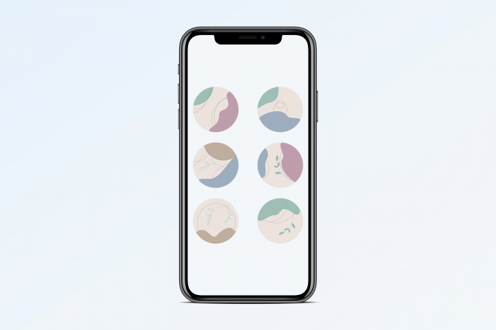 Набор иконок для Instagram.