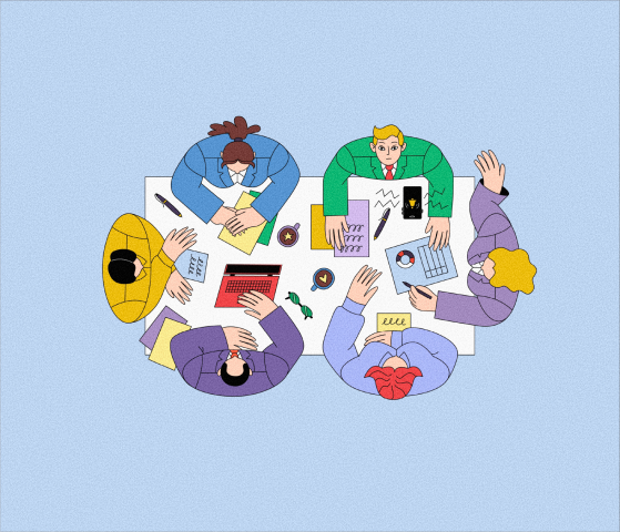 Рабочее совещание иллюстрация