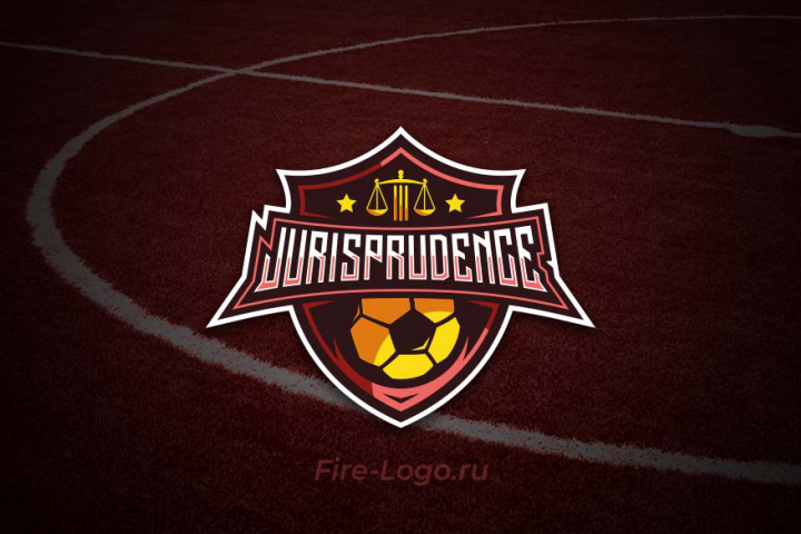 Логотип футбольной команды Jurisprudence