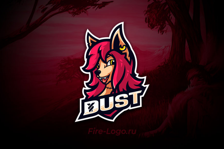 Логотип фурри маскот