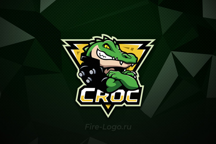 Логотип компьютерного клуба CROC