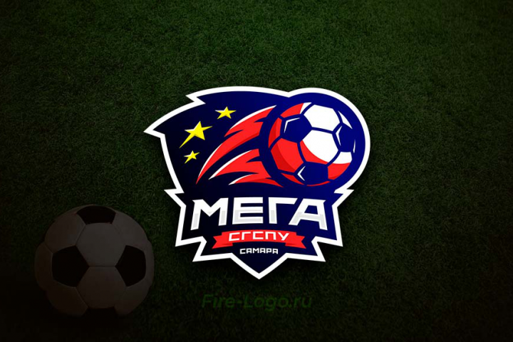 Логотип футбольной команды Мега