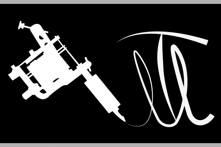 логотип с росписью