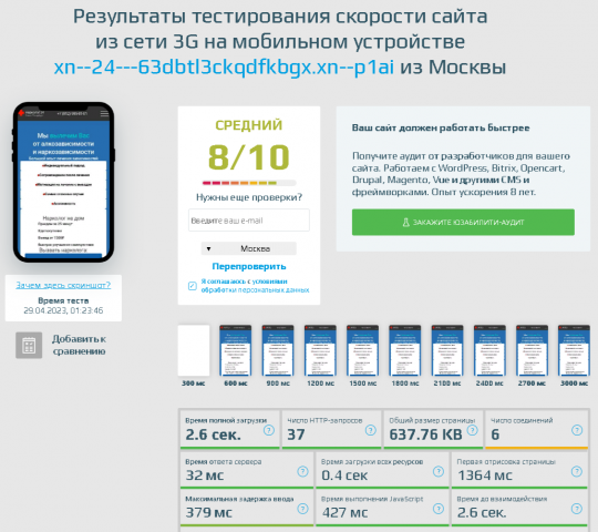 Оптимизация скорости загрузки