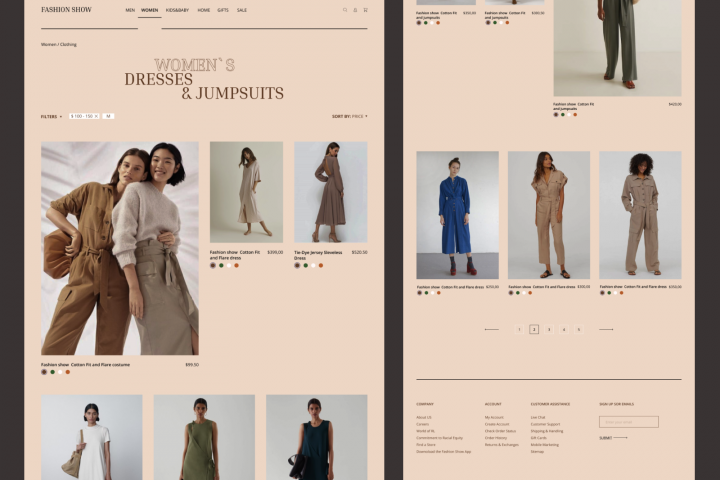 Дизайн многостраничного сайта