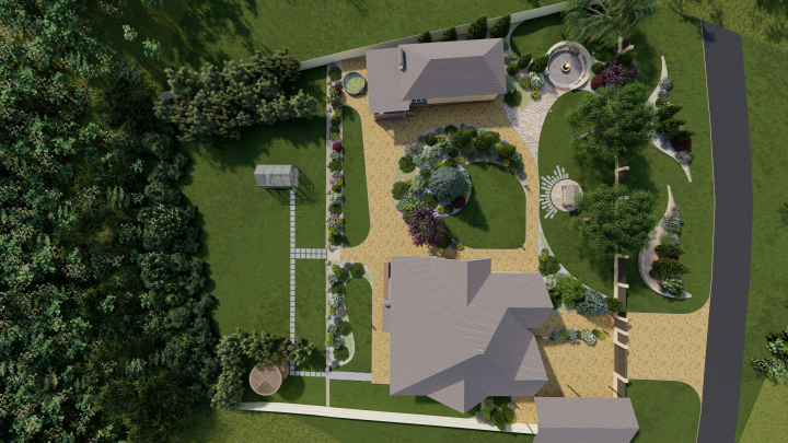 Огонь в саду