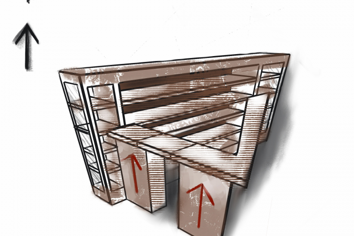 Скетчинг - ресепшн библиотеки
