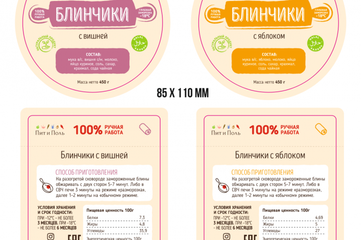 Комплект этикеток