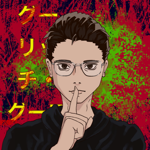 арт в стиле манги "человек-бензопила"