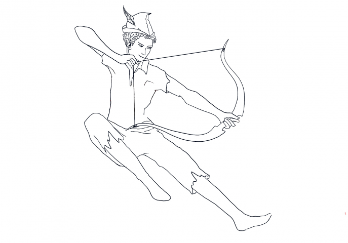 Эскиз Питера Пэна