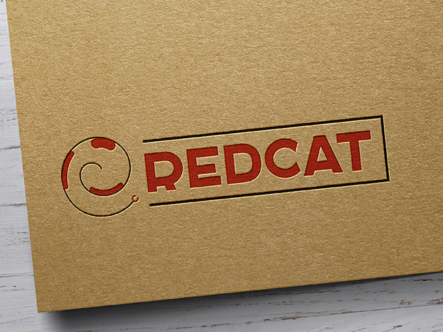 Логотип для общепита "REDCAT"