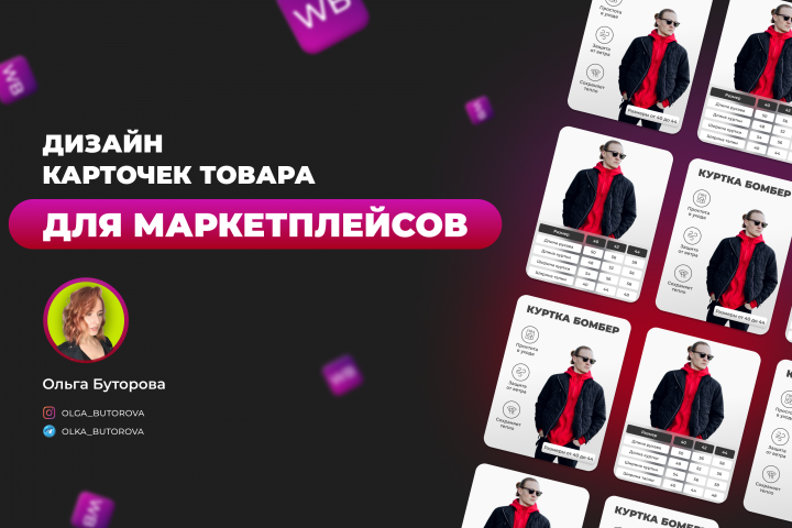 Дизайн карточек для маркетплейсов