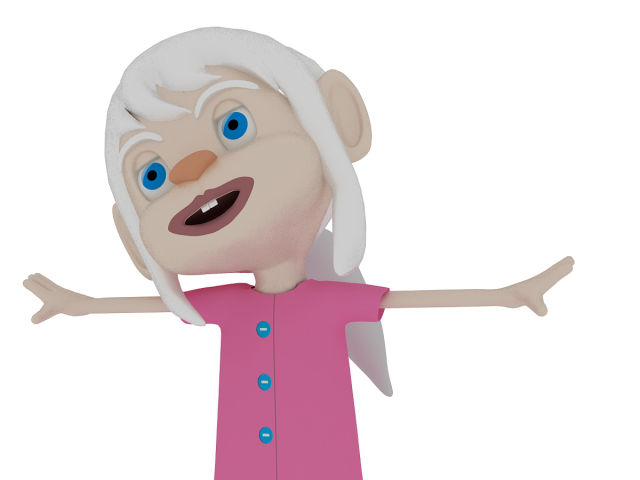 Персонаж девочки мышонка