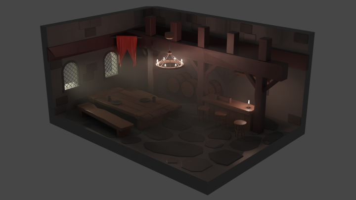 Room in the castel