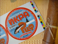 Наклейка "Лососевая икра"