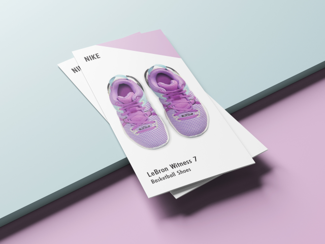 Лифлет для кроссовок NIKE