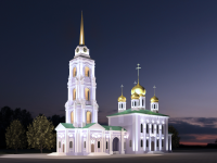 Проект подсветки храма