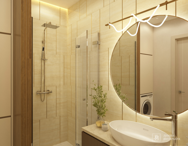 Ванная комната с душевой