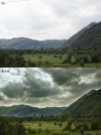Обработка фото: Горный пейзаж