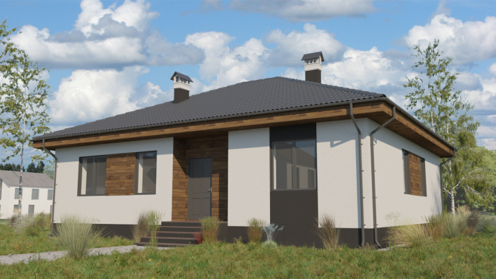 Анимация строительства дом