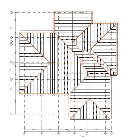 План стропил