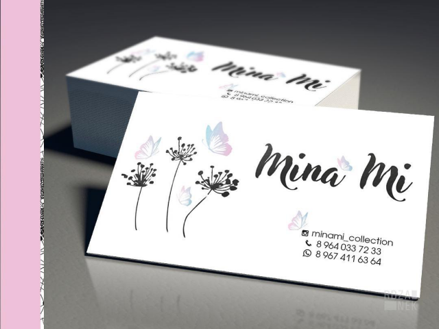 Визитки "Mina Mi"