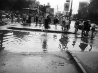 Дождь в Москве. Для "Комсомольской правды"