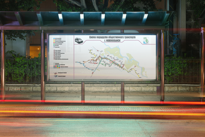 Схема движения общественного транспорта