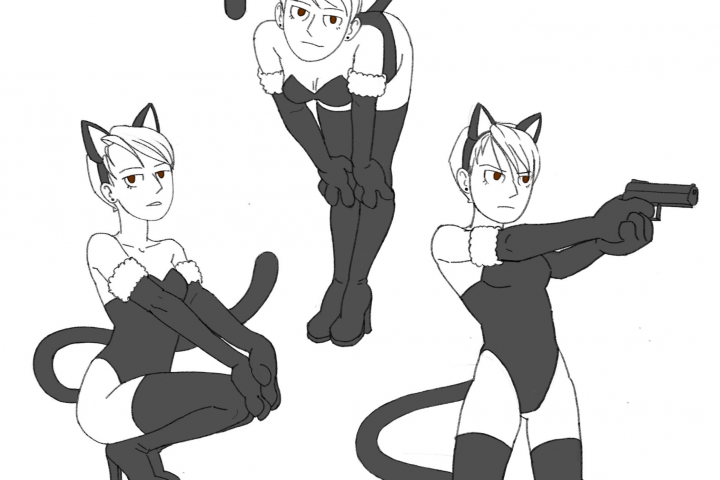 Риза Хоукай на хэллоуин