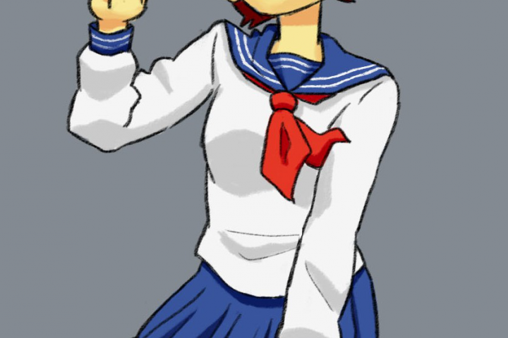 Автопортрет в стиле аниме "Моб Психо 100"