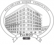 Отрисовка академического логотипа института РосНОУ