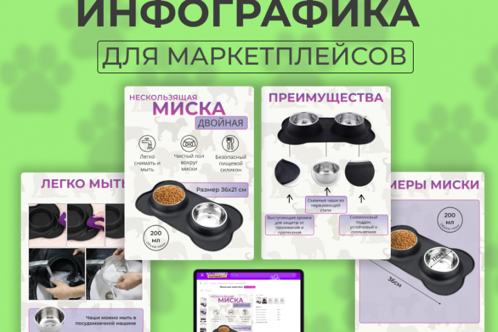 Дизайн инфографики для маркетплейсов