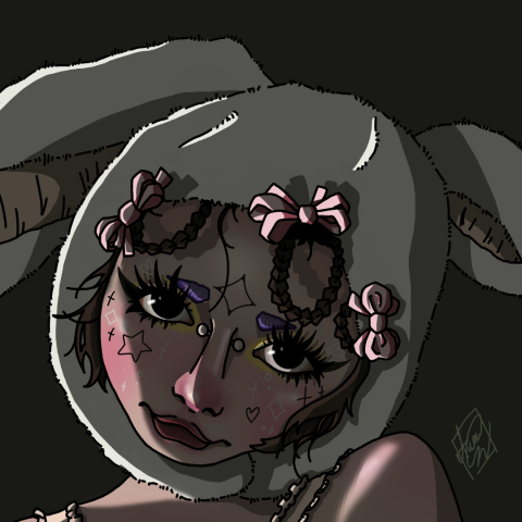 Девочка-зайка