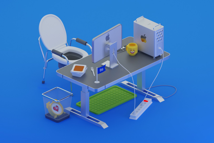 Рабочее место 3D-художника