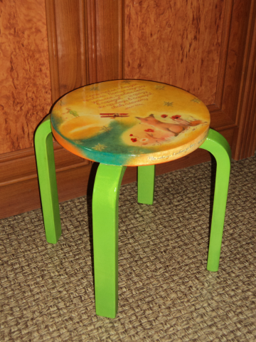 Реставрация табуретки