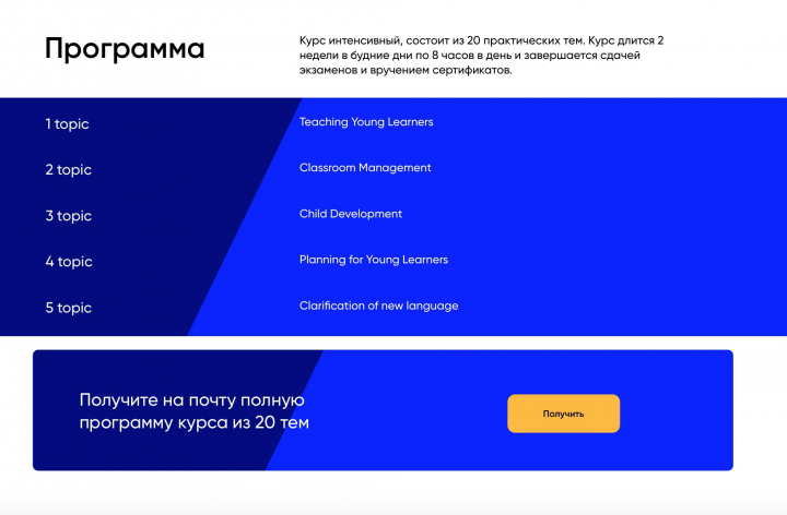 Курс для преподавателей английского языка