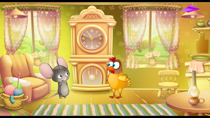 Анимация заставки к детской песне.