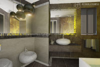 Villa in Milano. Bathroom.