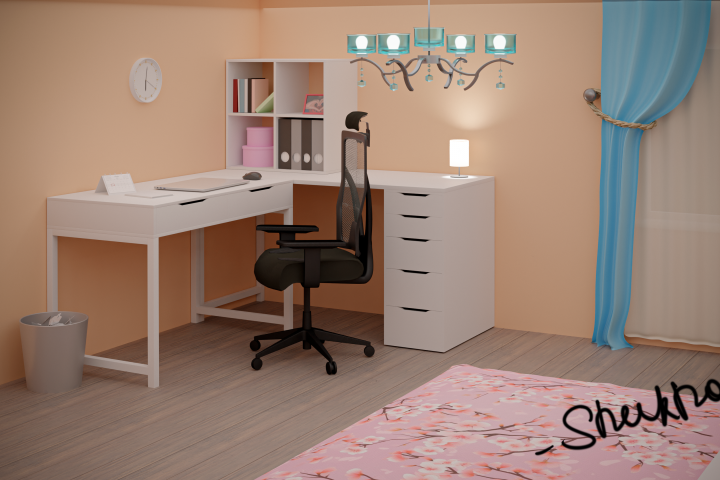 комната Blender 3D