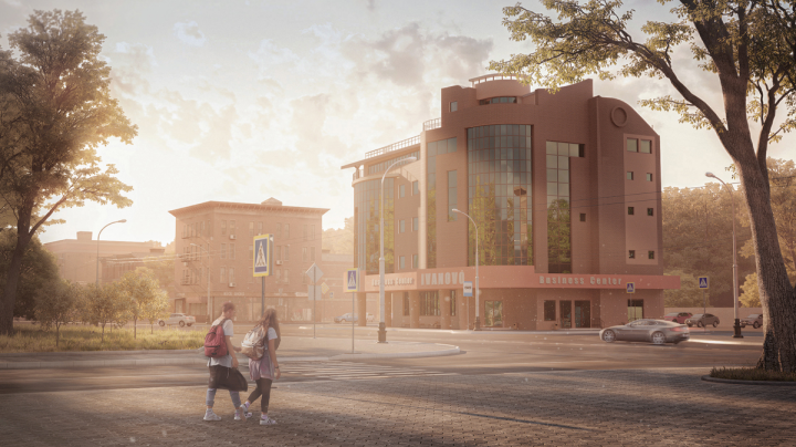 Визуализация делового центра