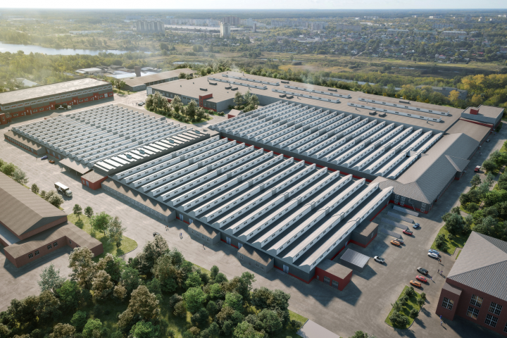 Визуализация производственной территории