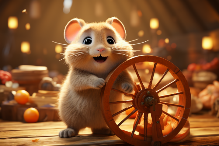 Юллюстрация "хомяк"