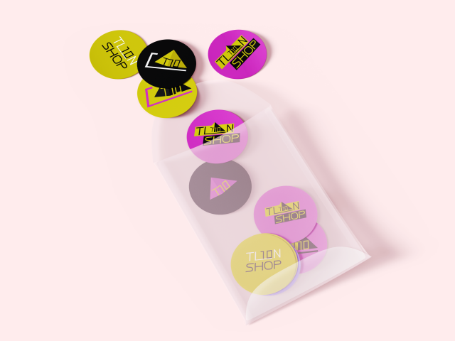 Элемент фирменной айдентики и логотип для спортивного бренда