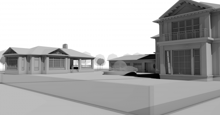 Усадьба в Тамбове. 3D модель