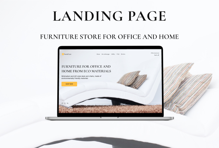 Furniture for office and home from ECO materials