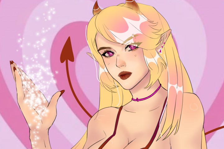 Разработка женского персонажа-дьяволицы