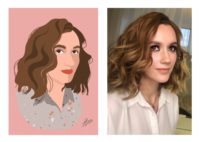 Стилизованный персонаж с фото