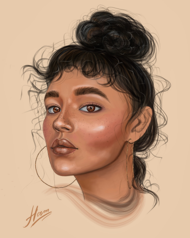 Портрет девушки